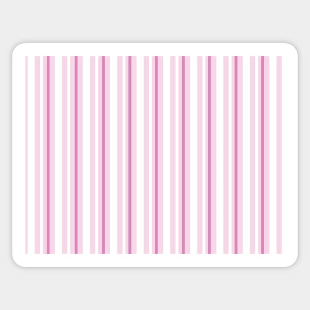 Pink Stripes Design Sticker by ArtsyJulez